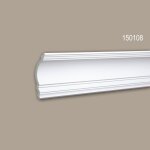 Corniche 150108 profhome moulure de plafond polyur�thane d�corative style n�o - classicisme blanc 2 m ...