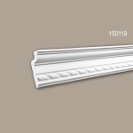 Corniche 150119 profhome moulure d�corative style n�o - classicisme blanc 2 m