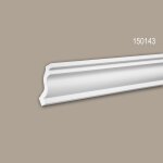 Corniche 150143 profhome moulure dcorative style no - classicisme blanc 2 m