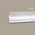 Corniche 150179 profhome moulure d�corative style n�o - classicisme blanc 2 m