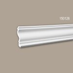 Corniche de plafond 150126 profhome moulure polyurthane dcorative style no - classicisme blanc 2 m ...