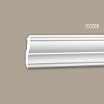 Corniche plafond 150288 profhome moulure polyurthane dcorative style no - classicisme blanc 2 m