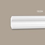 Corniche de plafond 150294 profhome moulure polyurthane dcorative style no - classicisme blanc 2 m ...