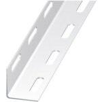 Cornière perforée acier époxy blanc 38 x 38 mm 1 m Cornière perforée acier époxy blanc 38 x 38 mm 1 m