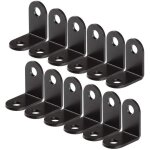 Corni�re / support d'angle pour coins, paquet de 12 le noir