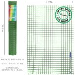 Corral en maille �lectrosoud�e plastifi�e 13x13 / 60 cm. rouler 10 m�tres.