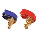 Cosses batterie rapides - lot de 2 cosses 1 positive et 1 negative Cosses batterie rapides - lot de 2 cosses 1 positive et 1 negative