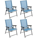 Costway lot de 4 chaises pliantes de jardin, tissu résistant aux intempéries, sans assemblage, pour jardin, ... Costway lot de 4 chaises pliantes de jardin, tissu résistant aux intempéries, sans assemblage, pour jardin, ...