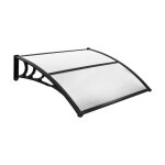 Costway auvent marquise de porte et fenêtre 122 x 99 cm, en polycarbonate, protection extérieur contre ... Costway auvent marquise de porte et fenêtre 122 x 99 cm, en polycarbonate, protection extérieur contre ...