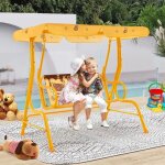 Costway balancelle de jardin balançoire extérieure avec 2 places, auvent réglable en angle charge 80 ... Costway balancelle de jardin balançoire extérieure avec 2 places, auvent réglable en angle charge 80 ...
