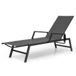 Costway chaise longue inclinable en rotin et osier pe tissé, dossier a 5 position, fauteuil inclinable ... Costway chaise longue inclinable en rotin et osier pe tissé, dossier a 5 position, fauteuil inclinable ...