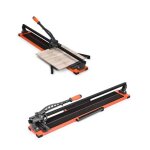 Costway coupe - carreaux manuel longueur de coupe 910mm dcoupeuse en cramique avec rgle support tlescopiqu ...