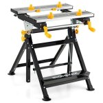 Costway etabli pliant multifonction scie sur table 7 hauteurs réglables largeur 60cm, 2 poignées de serrage, ... Costway etabli pliant multifonction scie sur table 7 hauteurs réglables largeur 60cm, 2 poignées de serrage, ...