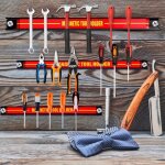 Costway set de 3 barres magn�tiques pour outils 20 cm 30cm 46cm barre aimant�e puissant mural porte - ...