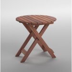 Costway table basse pliante de jardin en bois - plateau a lattes, structure en forme de x - table d?extrieure ...