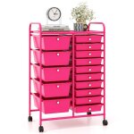 Costway tour de rangement a roulettes - 15 tiroirs amovibles, 63 x 37 x 87 cm, format a4 et et lettre ... Costway tour de rangement a roulettes - 15 tiroirs amovibles, 63 x 37 x 87 cm, format a4 et et lettre ...