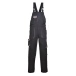 Cotte à bretelles portwest texo contrast noir poches grises 4xl Cotte à bretelles portwest texo contrast noir poches grises 4xl