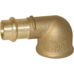 Coude bronze femelle 90 Ø 16 taraud� femelle Ø 15 / 21 viega
