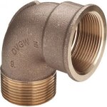 Coude bronze m�le / femelle 90 20 / 27 viega