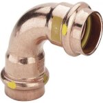 Coude cuivre 90 femelle / femelle � sertir Ø 14 sp�cial gaz viega