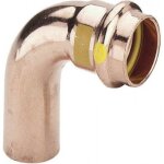 Coude cuivre 90 m�le / femelle � sertir Ø 15 sp�cial gaz viega