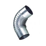 Coude pole galvanis de 110 mm 90.