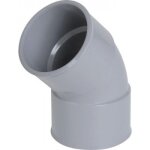 Coude pvc � 45 femelle / femelle - Ø 75 - cp44 nicoll