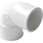 Coude pvc blanc 8730 femelle / femelle � 32 - cf88b nicoll