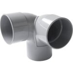 Coude pvc double équerre mâle - femelle - Ø 100 mm - cet8 nicoll Coude pvc double équerre mâle - femelle - Ø 100 mm - cet8 nicoll