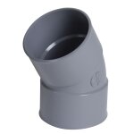 Coude pvc �vacuation Ø100 ff 30 nicoll