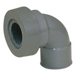 Coude pvc femelle / femelle � joint pour sortie appareil sanitaire Ø 32 - pvc - cf88j nicoll