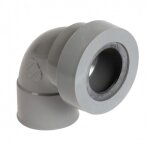 Coude pvc m�le / femelle � joint pour sortie appareil sanitaire Ø 32 - cf8j nicoll