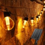 Gouts et couleursguirlande lumineuse guinguette solaire, 12. 6m 25 led g40 ampoules guirlande guinguette ...