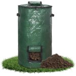 Gouts et couleursstand up composteur, 120l sac jardinage sac de compost jardin pliable poubelle de jardin ...