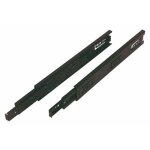 Coulisses � billes 3832 - charge 45 kg - sortie totale - noir - l400 mm accuride