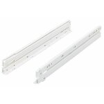 Coulisses  galets fr 6142 - charge 50kg - sortie totale - l500mm hettich
