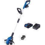 Coupe - bordures sans fil scheppach c - lt300 - x + 2 bobines de fil avec batterie 2ah et chargeur