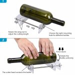 Coupe - bouteille en verre à faire soi - même, tailles réglables, machine de découpe de bouteilles en ... Coupe - bouteille en verre à faire soi - même, tailles réglables, machine de découpe de bouteilles en ...