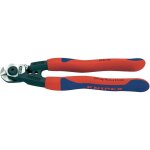 Coupe - câble acier forgé 190mm avec gaines bi - matière knipex 95 62 190 Coupe - câble acier forgé 190mm avec gaines bi - matière knipex 95 62 190