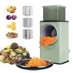 Coupe - legumes multifonctionnel, hachoir, rape a fromage rotative, broyeur 3 en 1, trancheur, broyeur ...