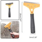 Coupe - pelle portable pour carreaux de sol en verre, grattoir avec 10 pices - type cleaning brush
