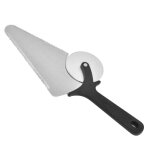 Coupe - pizza portable deux - en - un en acier inoxydable, ustensile de cuisine de pâtisserie domestique, ... Coupe - pizza portable deux - en - un en acier inoxydable, ustensile de cuisine de pâtisserie domestique, ...