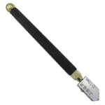 Coupe - verre professionnel a pointe diamantee, manche en metal antiderapant, outil de coupe 3 - 15 mm ...