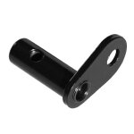Coupleur d'attelage de remorque de v�lo avec boucle de verrouillage b le noir