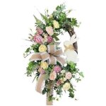 Couronnes de p�ques pour porte d'entr�e, d�coration de couronne d'?ufs artificiels de p�ques, couronne ...