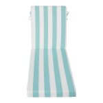 Coussin bain de soleil 203 x 66 cm - duoku - lot de 2 - matelas chaise longue jardin - imperm�able et ...