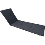 Coussin pour bain de soleil en bois exotique - noir