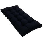 Coussin de banc d'exterieur 90 x 50 cm, en coton, haute elasticite, antiderapant, rectangulaire, couleur ...