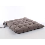 Coussin pour chaise de jardin gris clair 38 x 38 cm