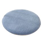 Coussin de chaise rond en polaire, coussin de siege en fausse laine d'agneau avec fermeture eclair, coussin ... Coussin de chaise rond en polaire, coussin de siege en fausse laine d'agneau avec fermeture eclair, coussin ...